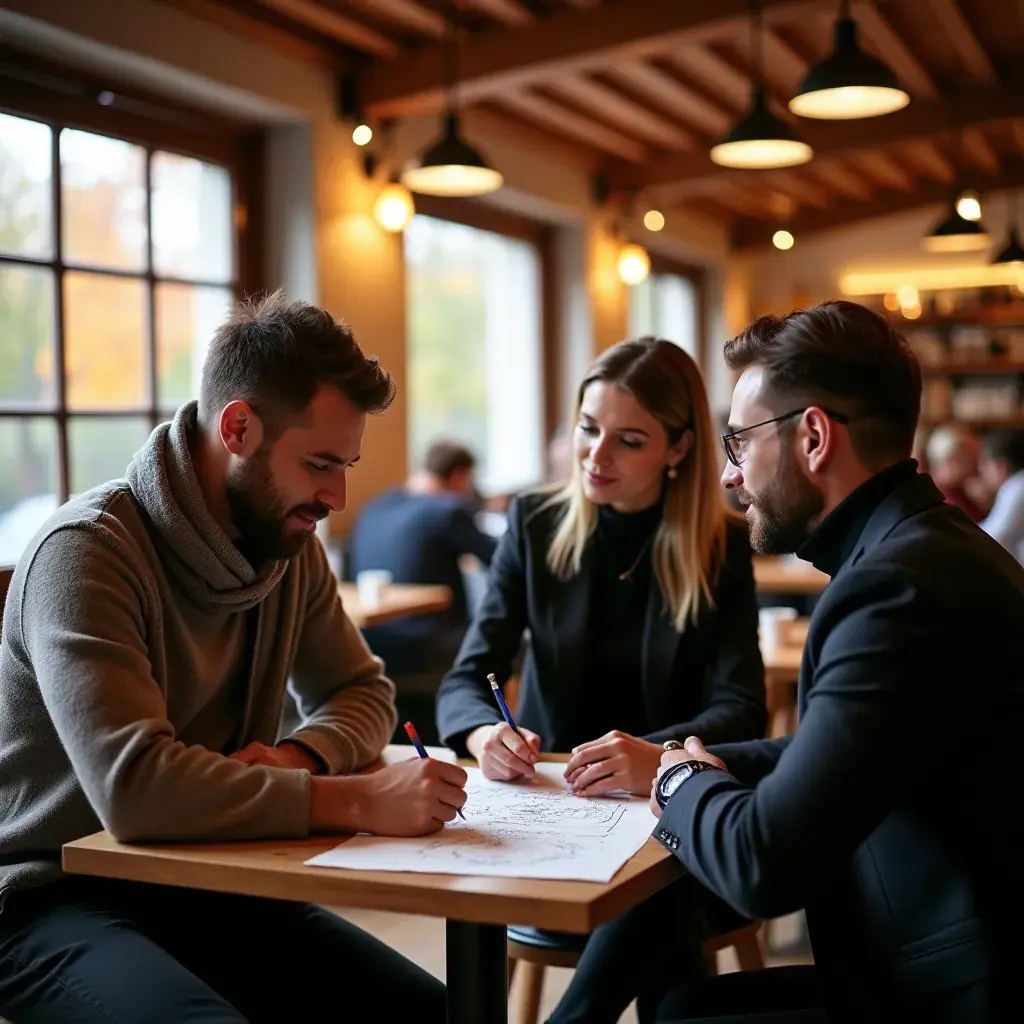Teamarbeit in einem modernen Büro zur Optimierung von Geschäftsprozessen