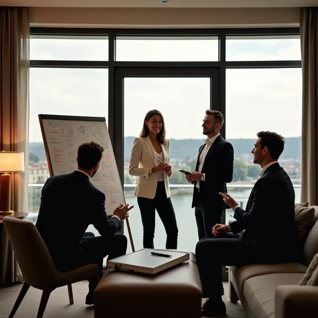 Kundengespräch über individuelle Beratungsdienstleistungen