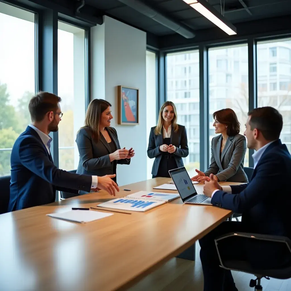 Grafik, die den Prozess der Unternehmensberatung veranschaulicht